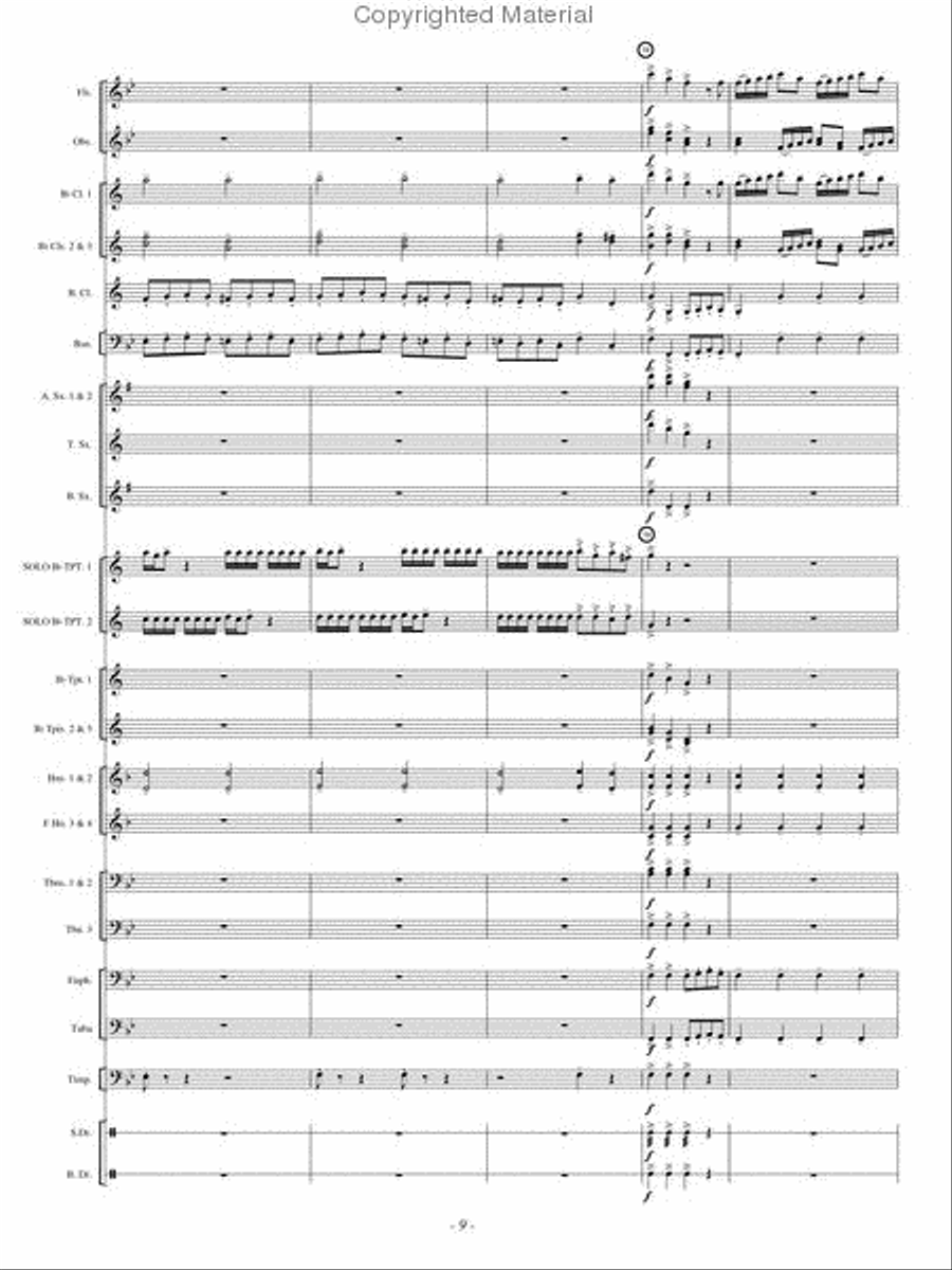 Double Concerto Concert Band scores gallery preview page 8