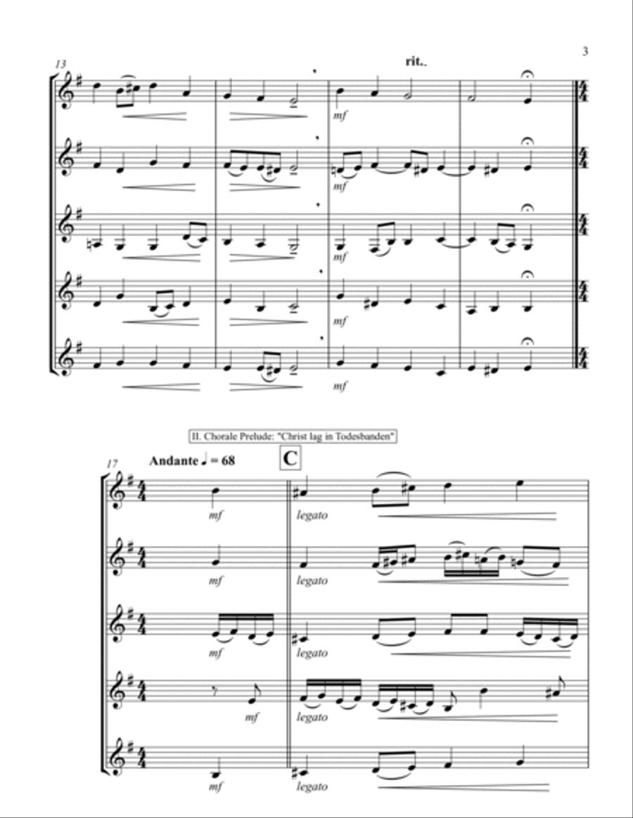 Three selections based on 