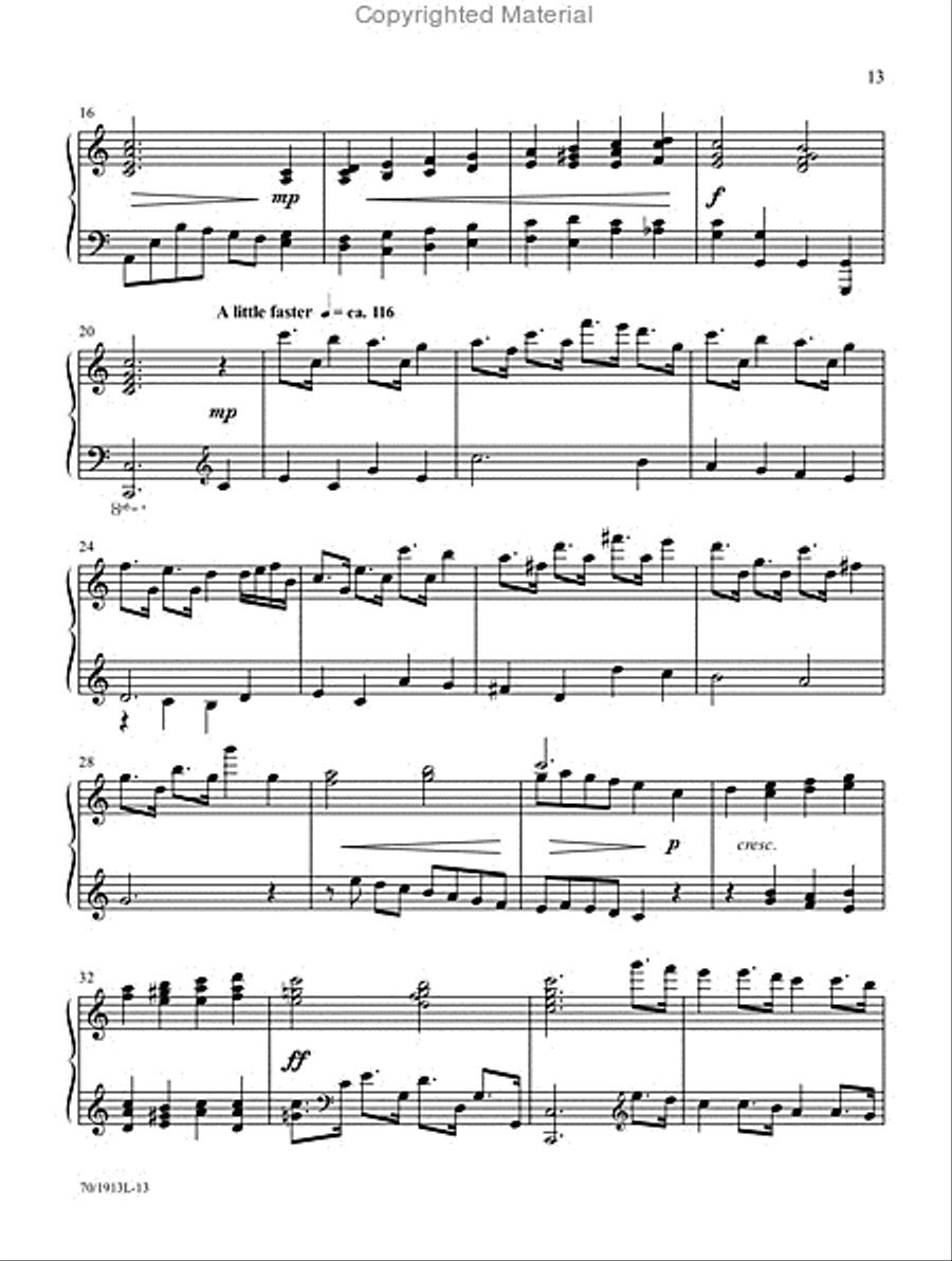 Risen to Reign Piano Solo scores gallery preview page 10