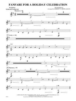 Fanfare for a Holiday Celebration: (wp) E-flat Tuba T.C.