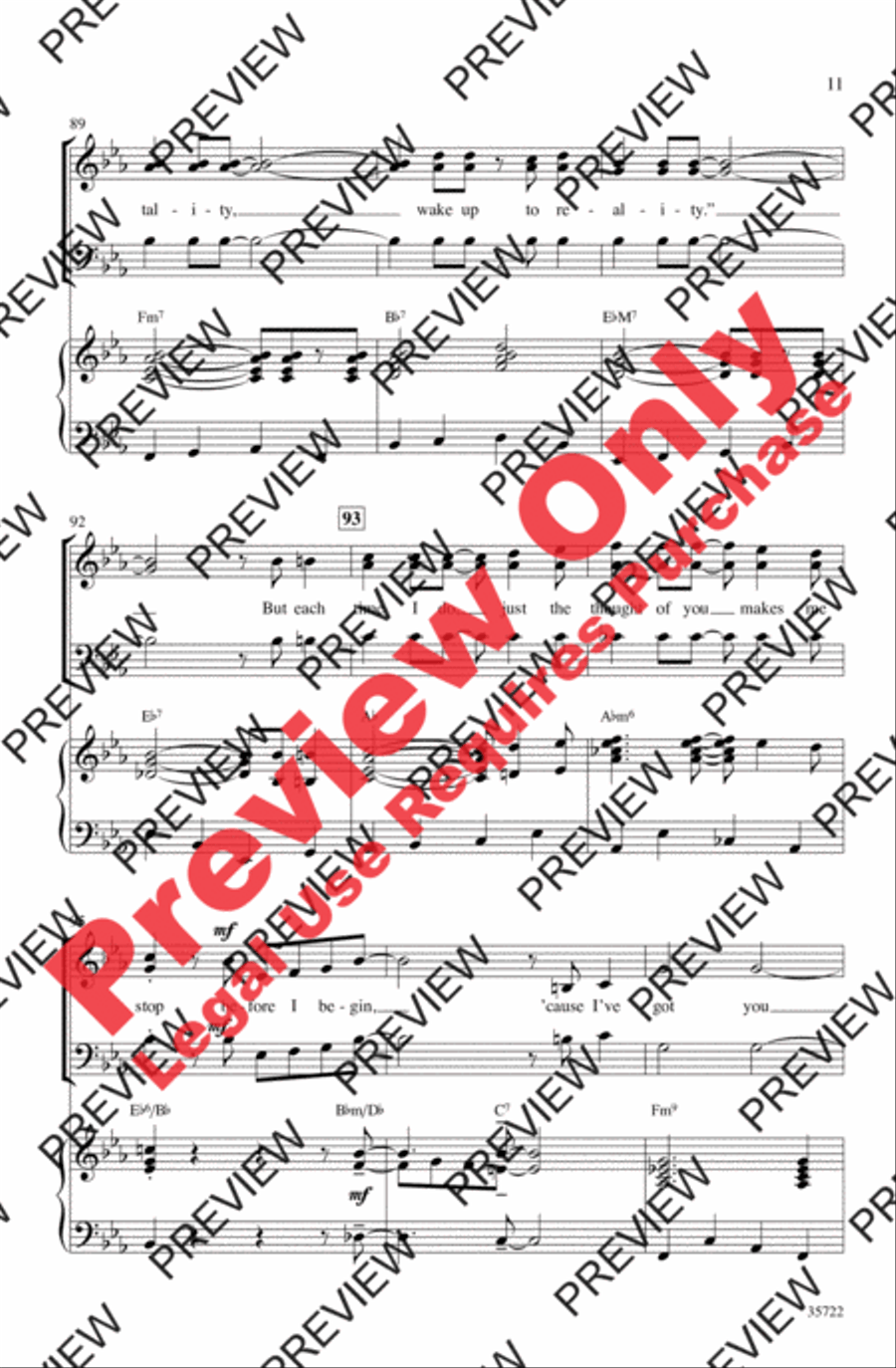 Let's Fall in Love 3-Part scores gallery preview page 11