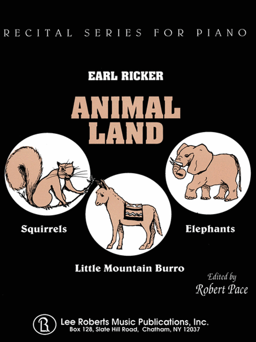 Animal Land: Squirrels, Elephants, Little Mountain Burro Piano Method scores gallery preview page 1