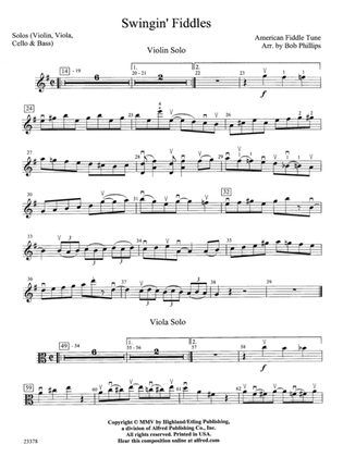 Swingin' Fiddles: Solo Violin