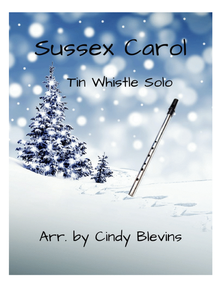 Sussex Carol, for Tin Whistle Solo image number null