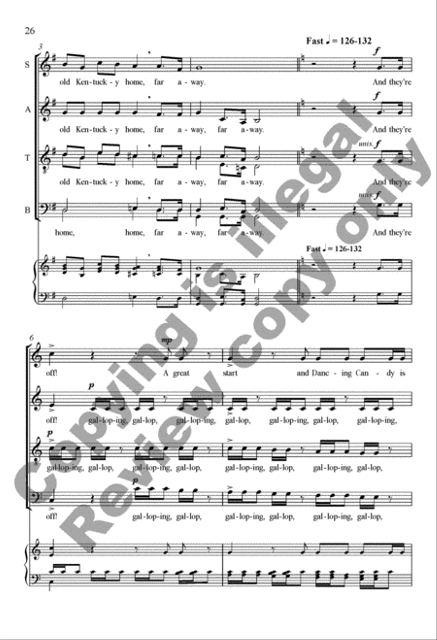 Due South (Complete Collection) 4-Part scores gallery preview page 26