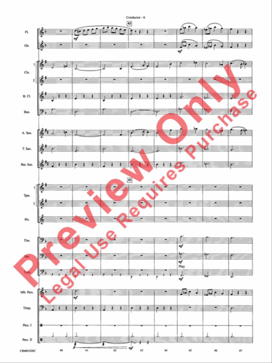 Harry Potter, Highlights from Concert Band scores gallery preview page 8