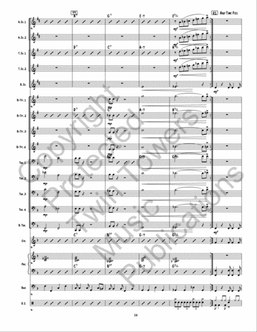 Pocket Aces Pocket Aces Jazz Ensemble scores gallery preview page 15