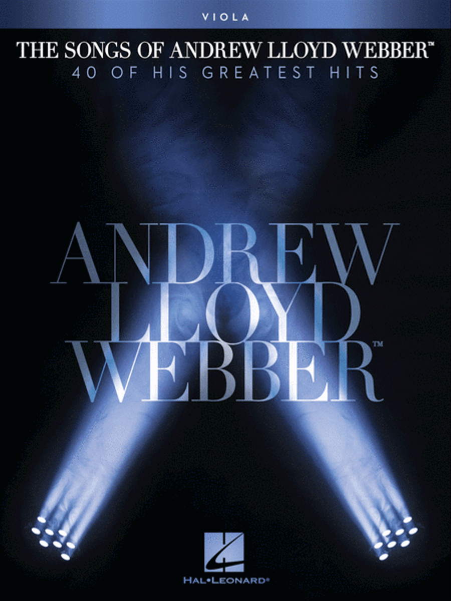 The Songs of Andrew Lloyd Webber Viola Solo scores gallery preview page 1