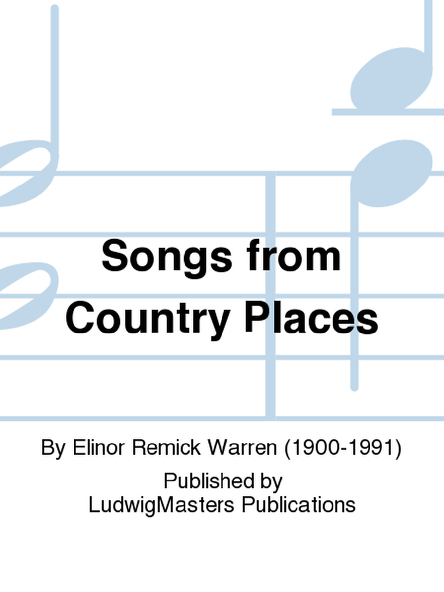 Songs from Country Places