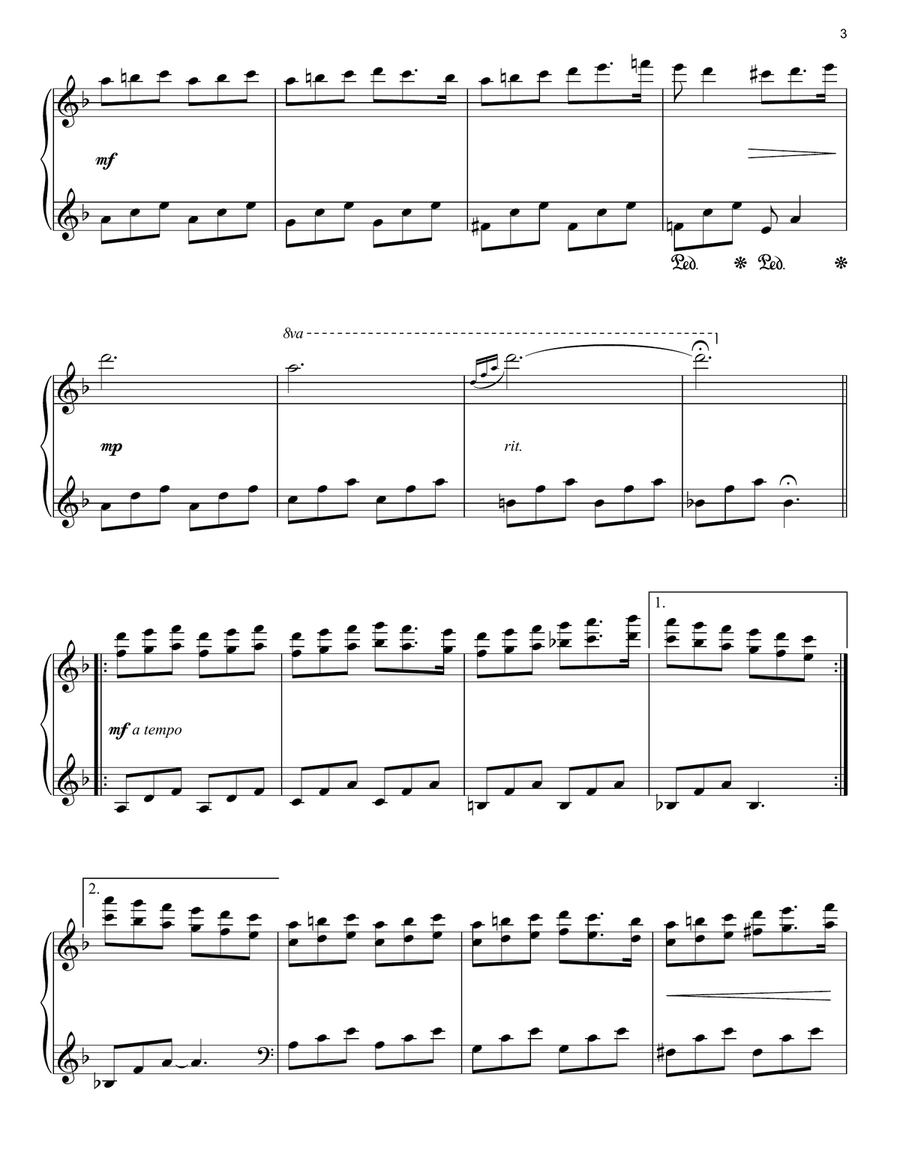 Cristofori's Dream Piano Solo scores gallery preview page 3
