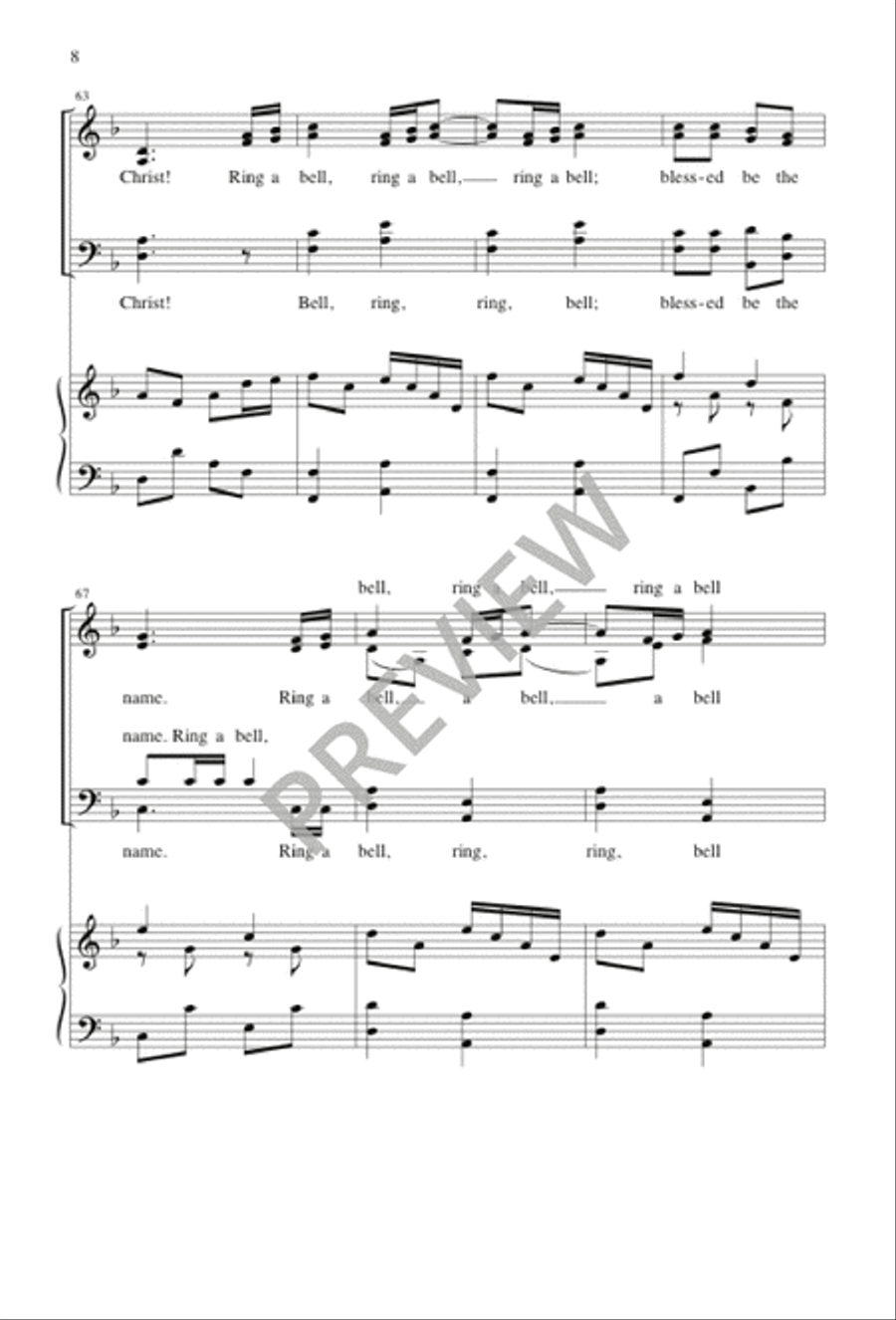 Ring a Bell 4-Part scores gallery preview page 9