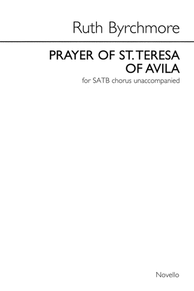 Prayer of St. Teresa of Avila image number null