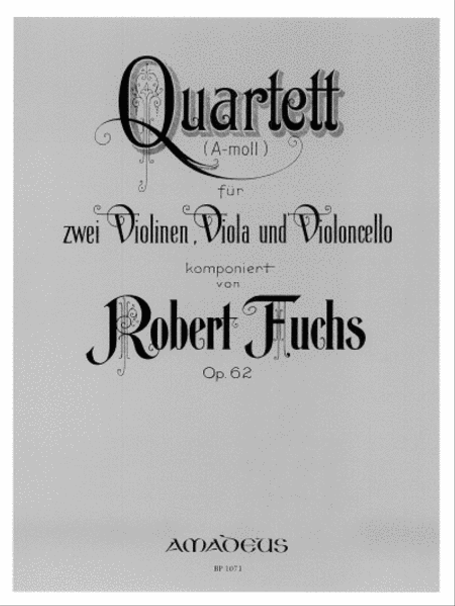 Quartet A minor Op. 62 Cello scores gallery preview page 1