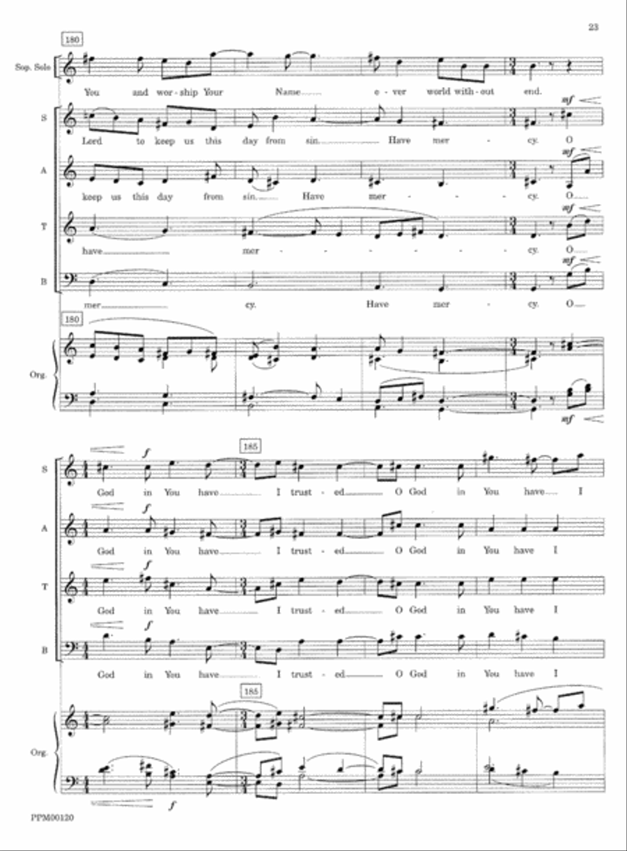 Transfiguration: An Ecumenical Mass Divisi scores gallery preview page 26