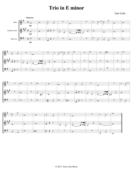 Trio in E minor