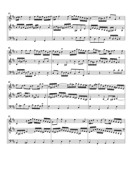 Fugue, BWV Anh. 96, D major = Fughette from H.373.5