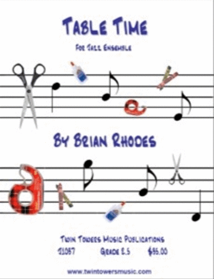 Table Time Jazz Ensemble scores gallery preview page 1
