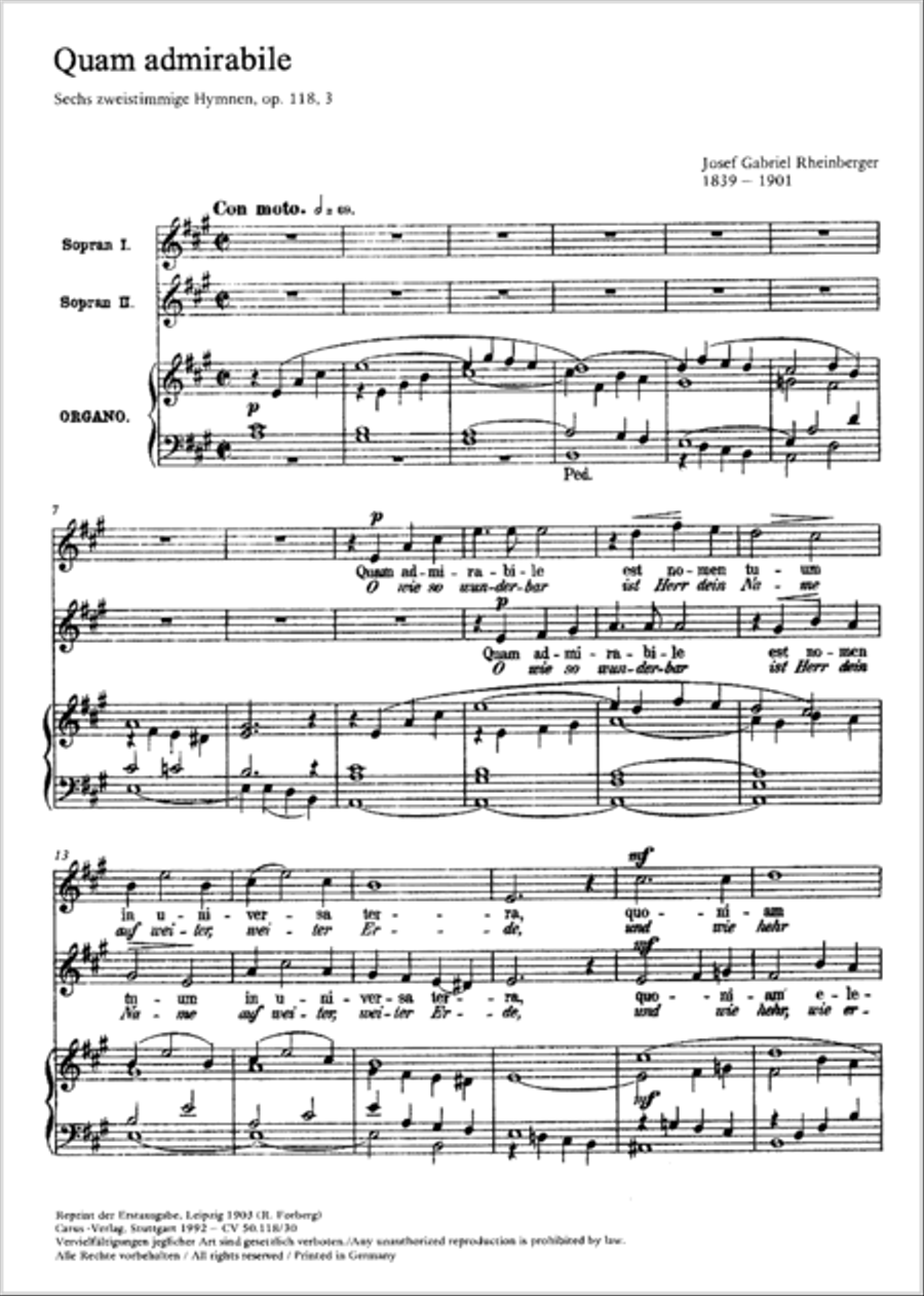 Quam admirabile Score scores gallery preview page 2