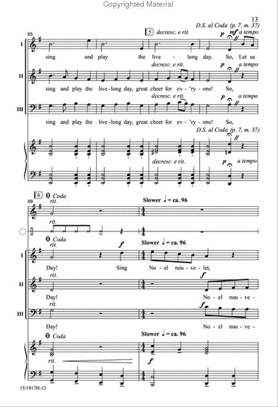 Let Us Sing with Glee!
