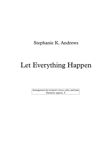 Let Everything Happen image number null
