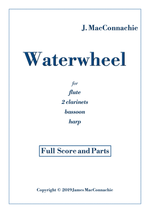 Waterwheel - Full Score and Parts for Woodwind and Harp