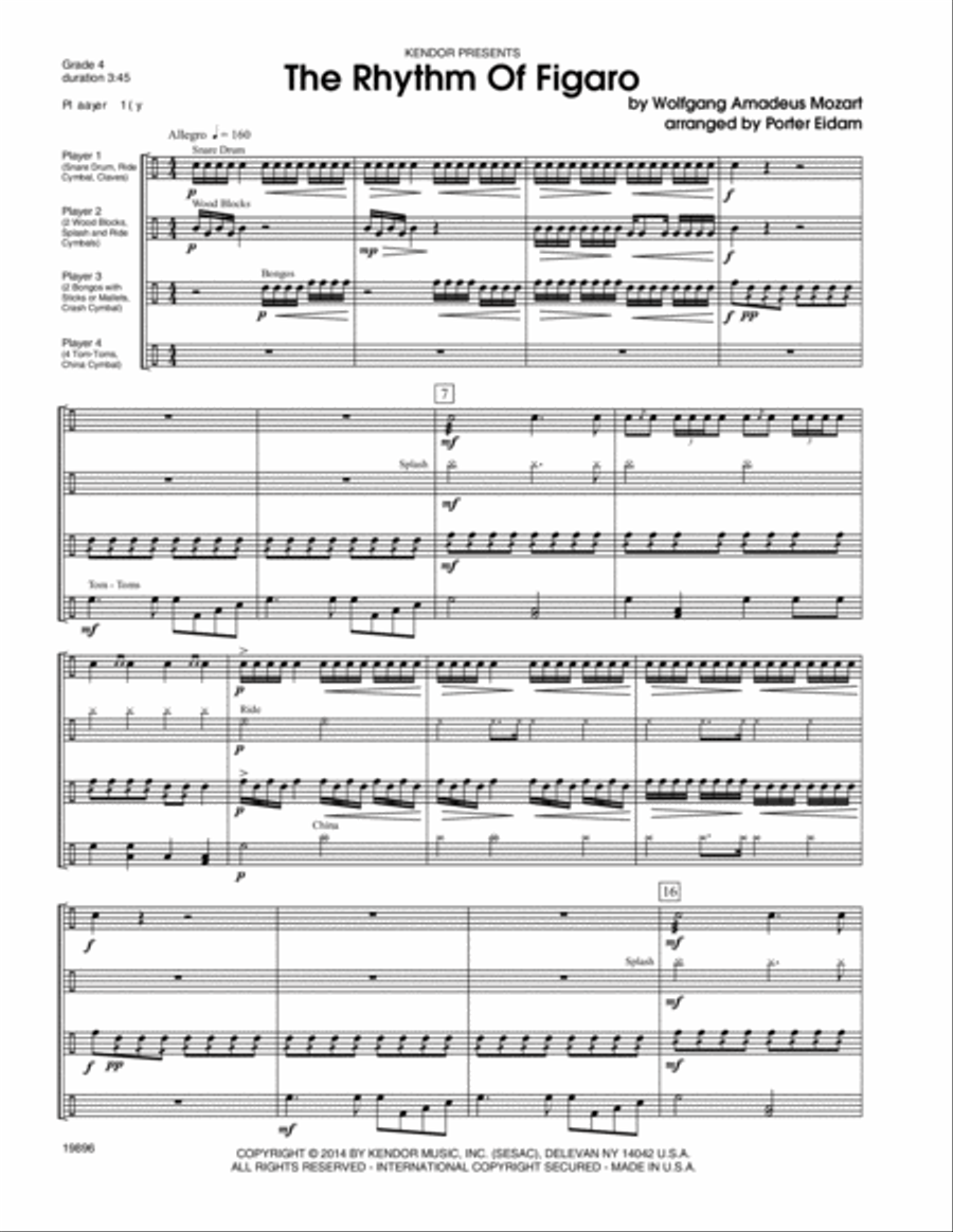 Rhythm Of Figaro, The Rhythm Of Figaro, The Snare Drum scores gallery preview page 2