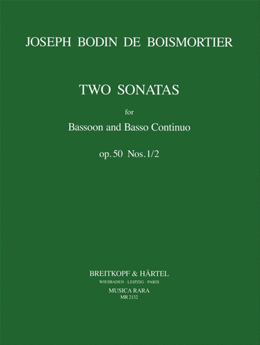 6 Sonatas Op. 50 Bassoon Solo scores gallery preview page 1