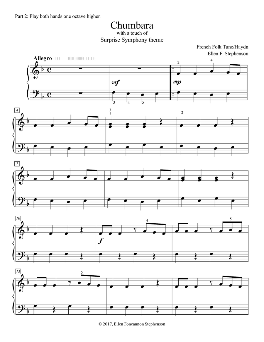 Chumbara (1P/6H) Chumbara (1P/6H) Piano Trio scores gallery preview page 4