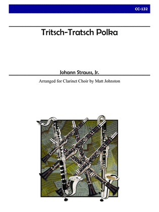Book cover for Tritsch-Tratsch Polka for Clarinet Choir