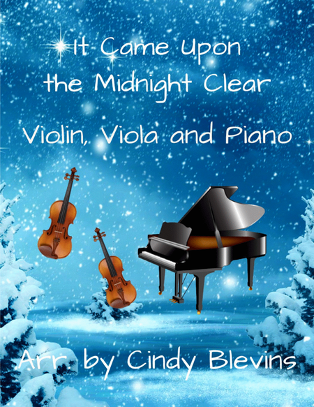 It Came Upon the Midnight Clear, for Violin, Viola and Piano image number null