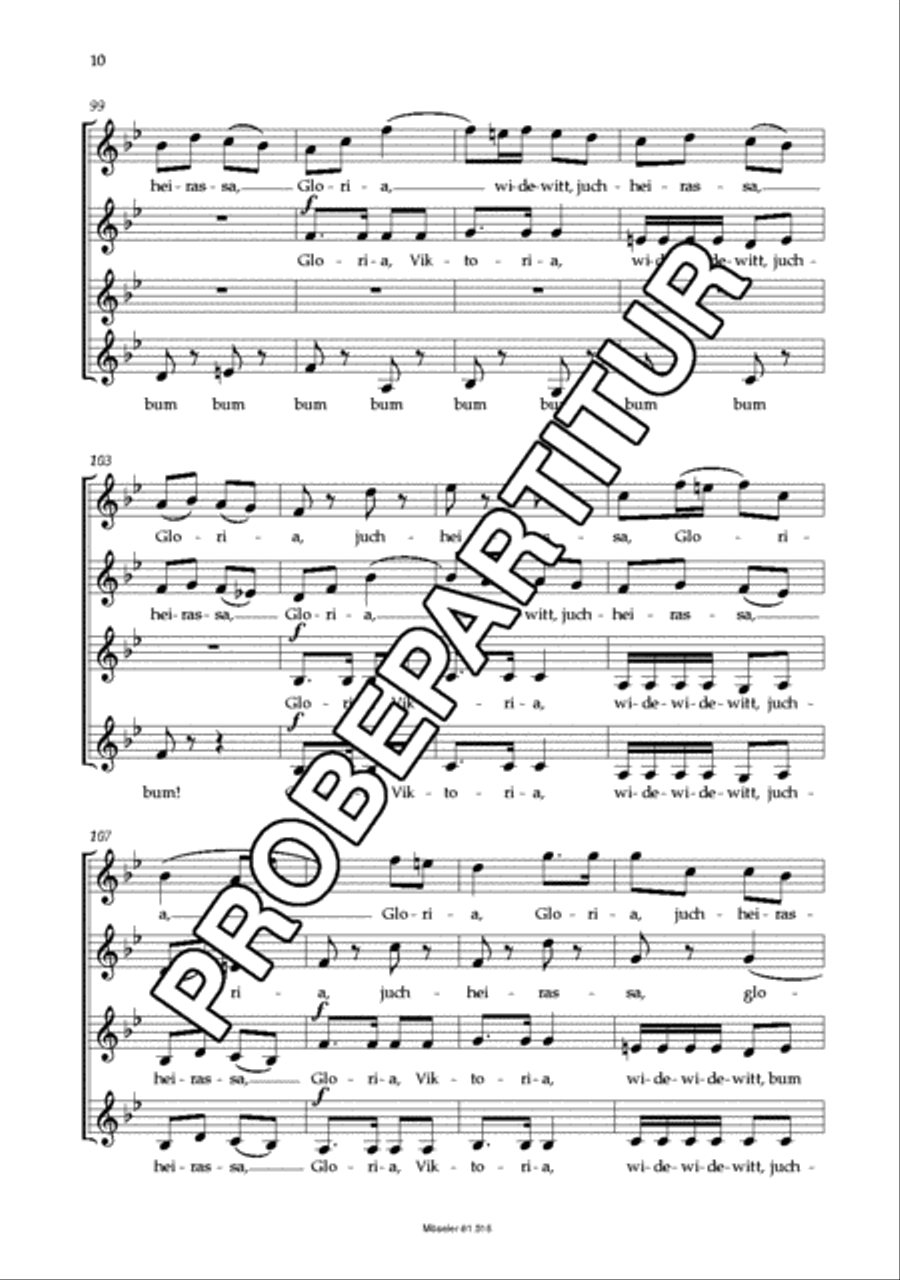 Die Entdeckung Amerikas op. 40,2 SSAA scores gallery preview page 11