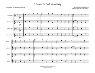O Lamb Of God Most Holy