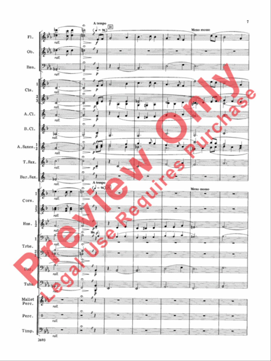 An Irish Interlude Concert Band scores gallery preview page 8