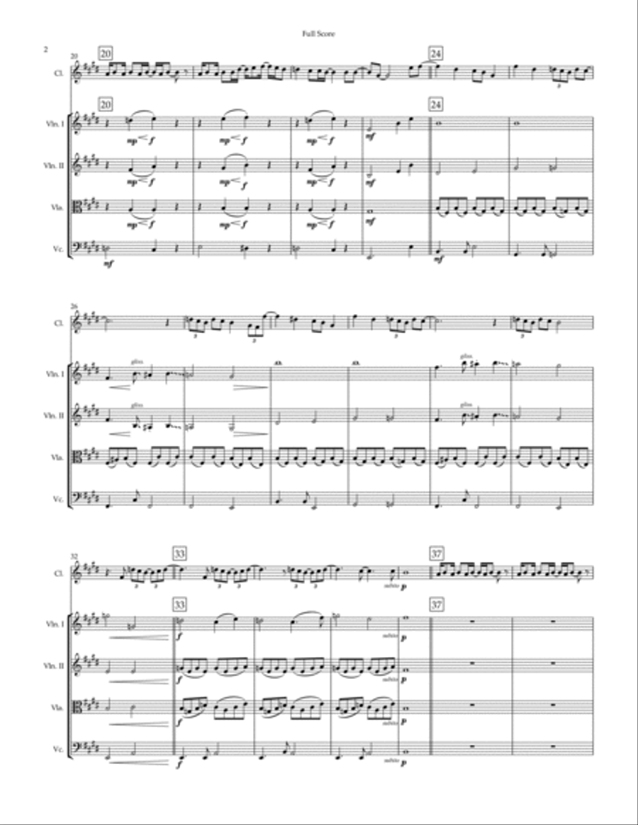Brighter Than Sunshine Small Ensemble scores gallery preview page 2