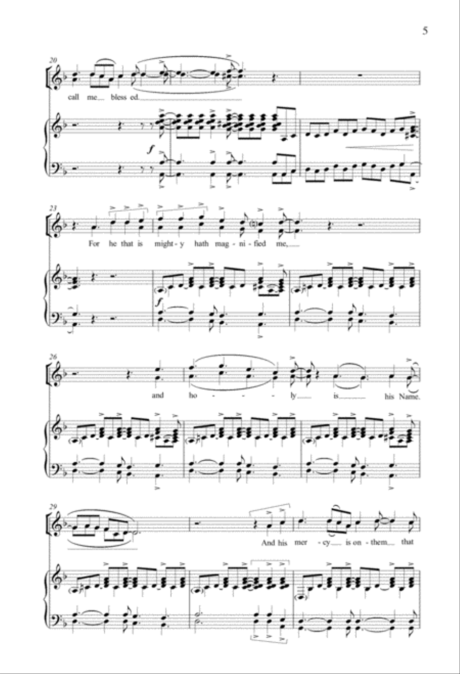 Magnificat and Nunc Dimittis SSA scores gallery preview page 3
