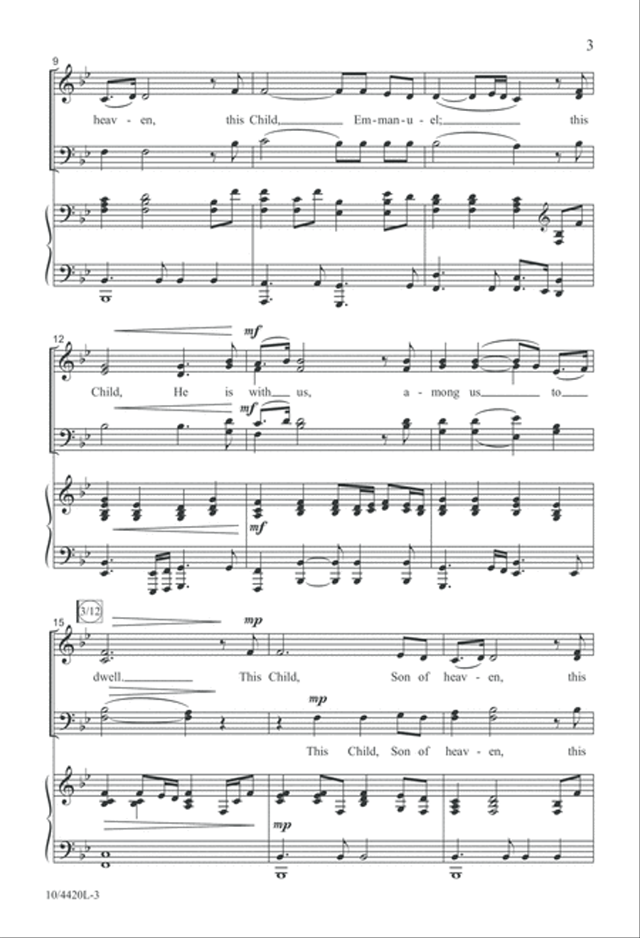 This Child This Child 4-Part scores gallery preview page 3