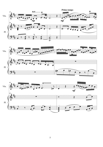 Sonatina in re maggiore per violino e piano image number null