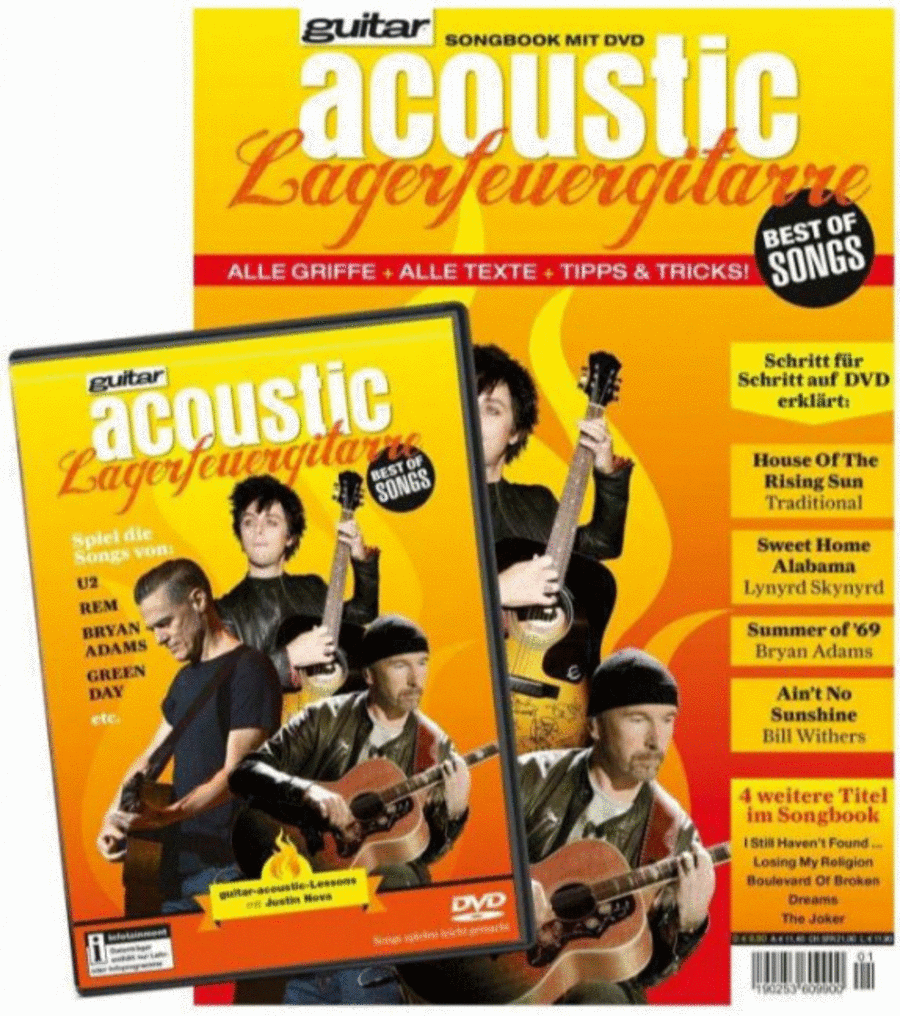 guitar acoustic - Lagerfeuergitarre Acoustic Guitar scores gallery preview page 1