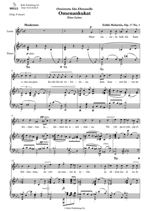Omenankukat, Op. 17 No. 1 (E-flat Major)