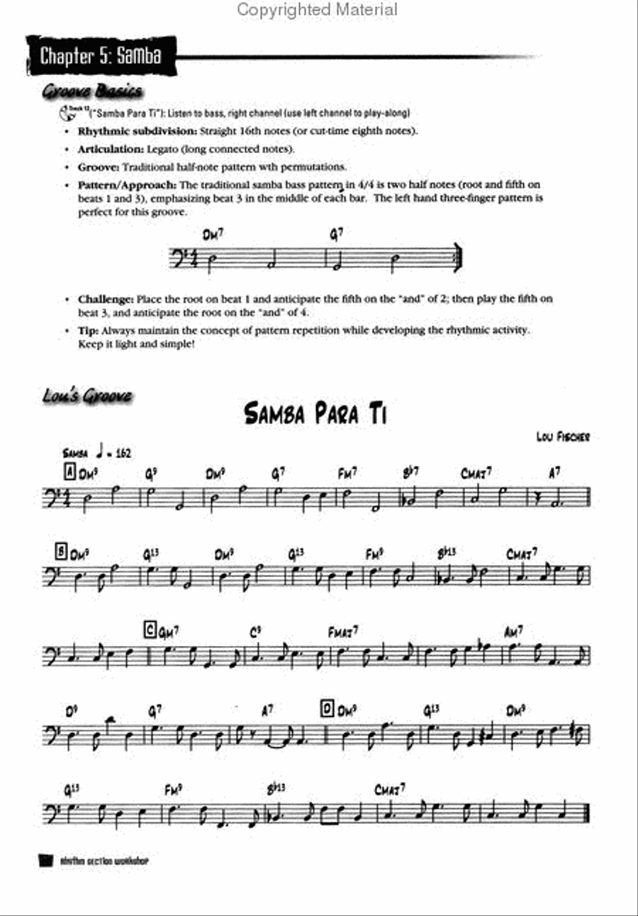 Rhythm Section Workshop for Jazz Directors - Bass (Book/CD) Jazz Ensemble scores gallery preview page 3