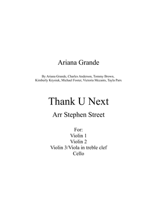 Book cover for Thank U, Next