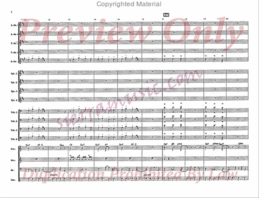 St. Thomas Big Band scores gallery preview page 3