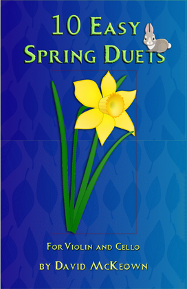 Book cover for 10 Easy Spring Duets for Violin and Cello