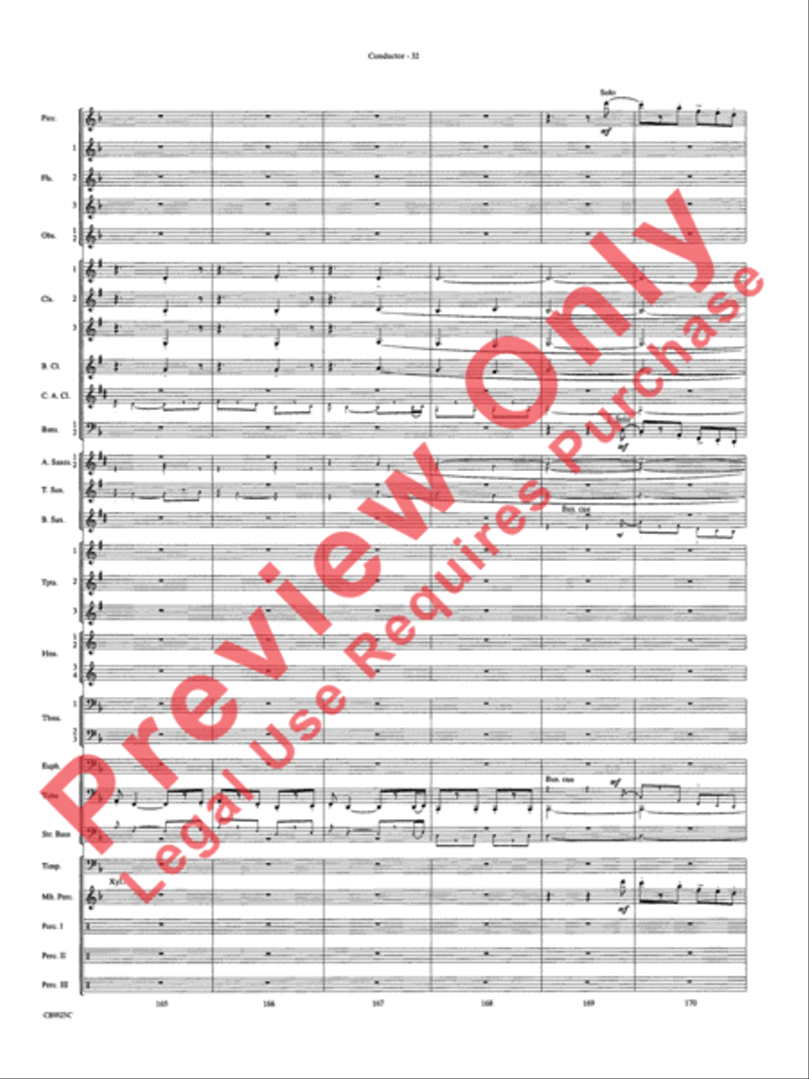 The Wizard of Oz Concert Band scores gallery preview page 35