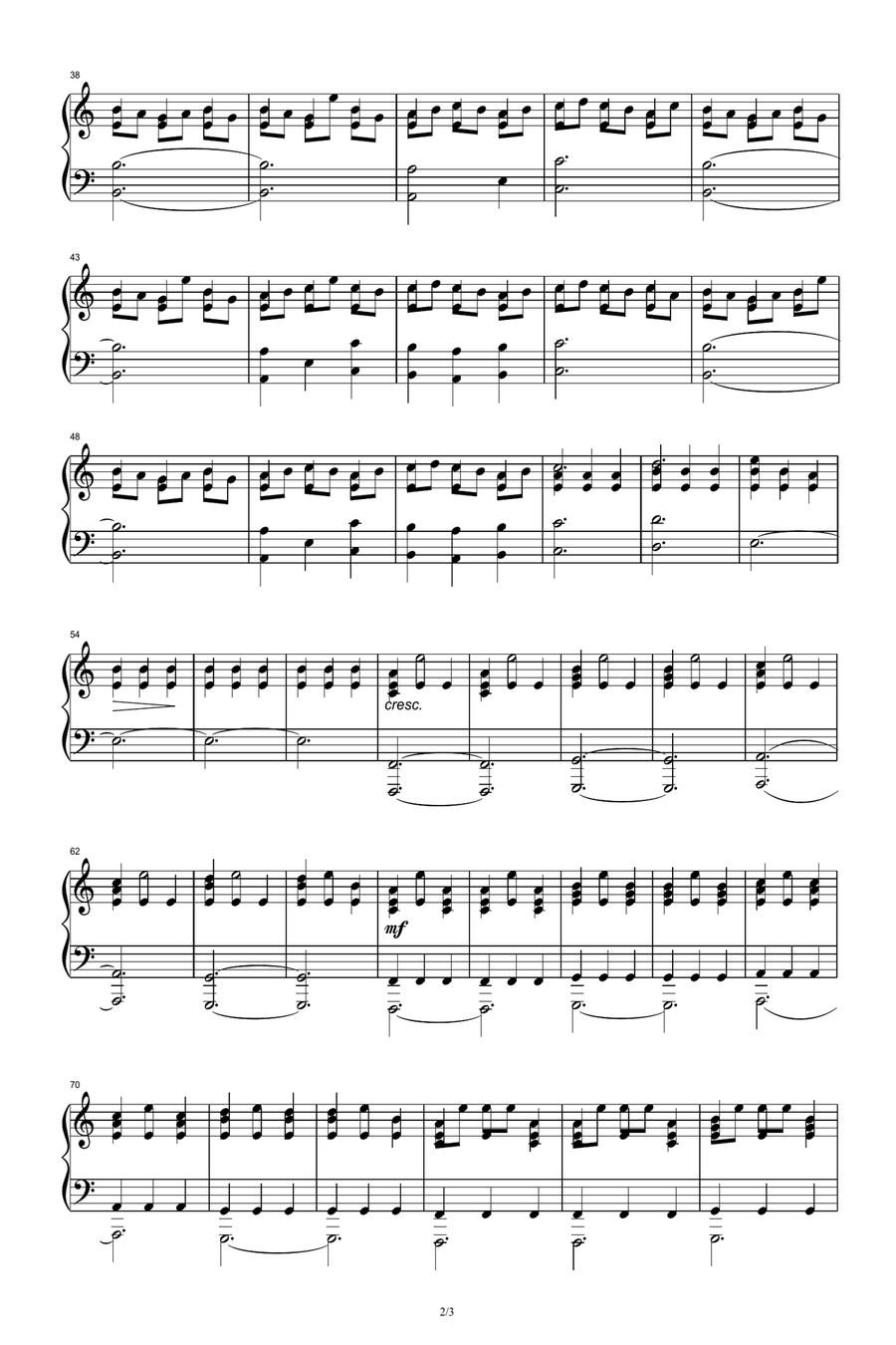 Day One Day One Piano Solo scores gallery preview page 2