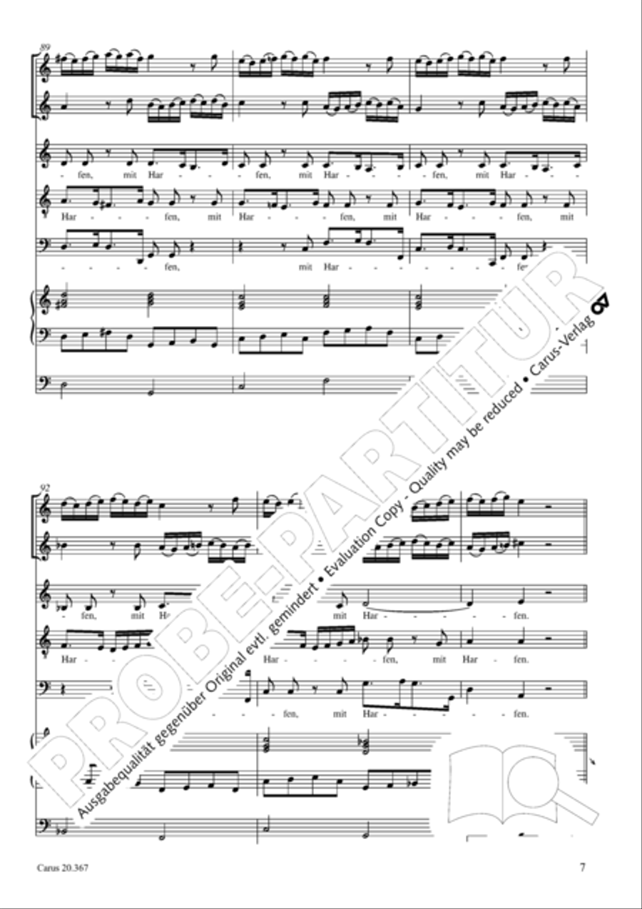 Freuet euch des Herren, ihr Gerechten ATB scores gallery preview page 8