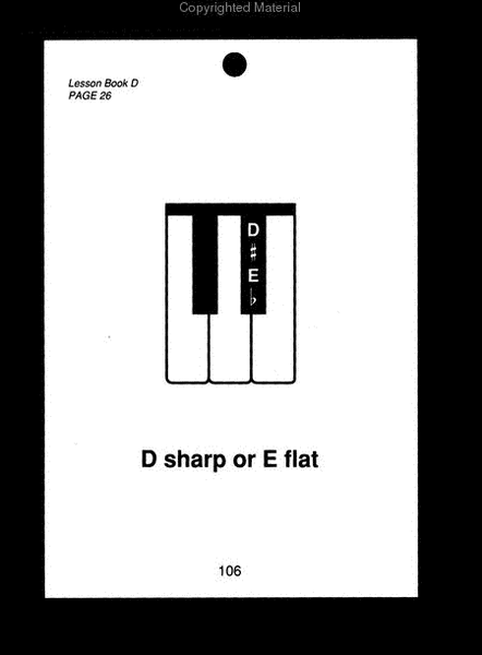 Alfred's Basic Piano Prep Course - Flash Cards, Levels C-F