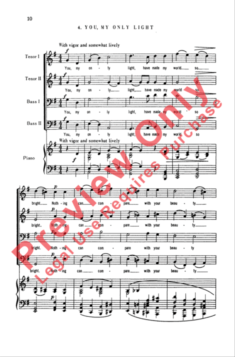 Five German Folk Songs Five German Folk Songs Men's Choir scores gallery preview page 10