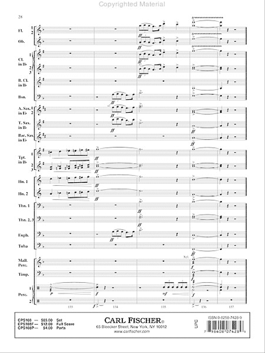 Aisling Gaelach Concert Band scores gallery preview page 29