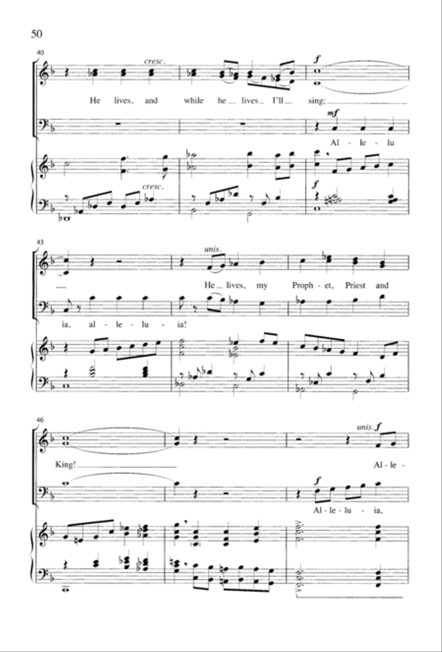 Christ the Crucified 3-Part scores gallery preview page 52